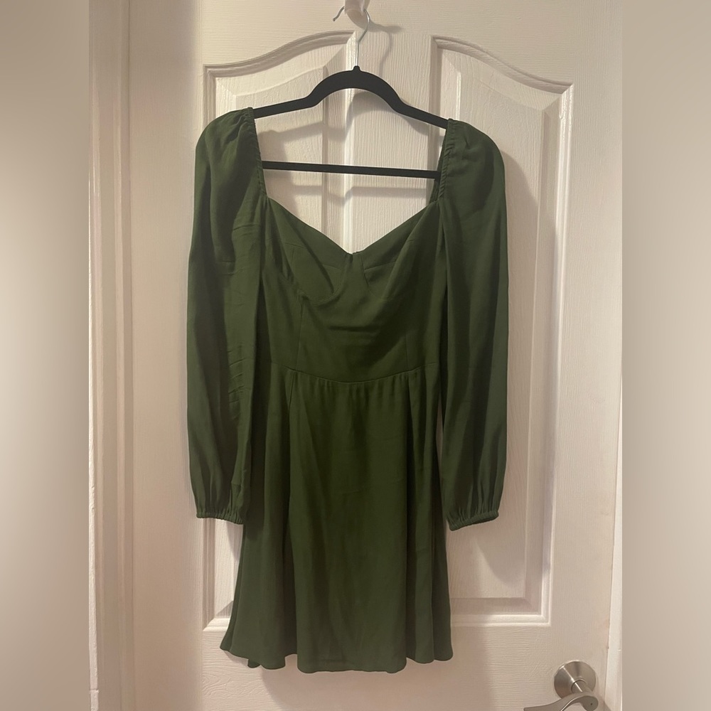 Reformation Mochi Mini long sleeve dress